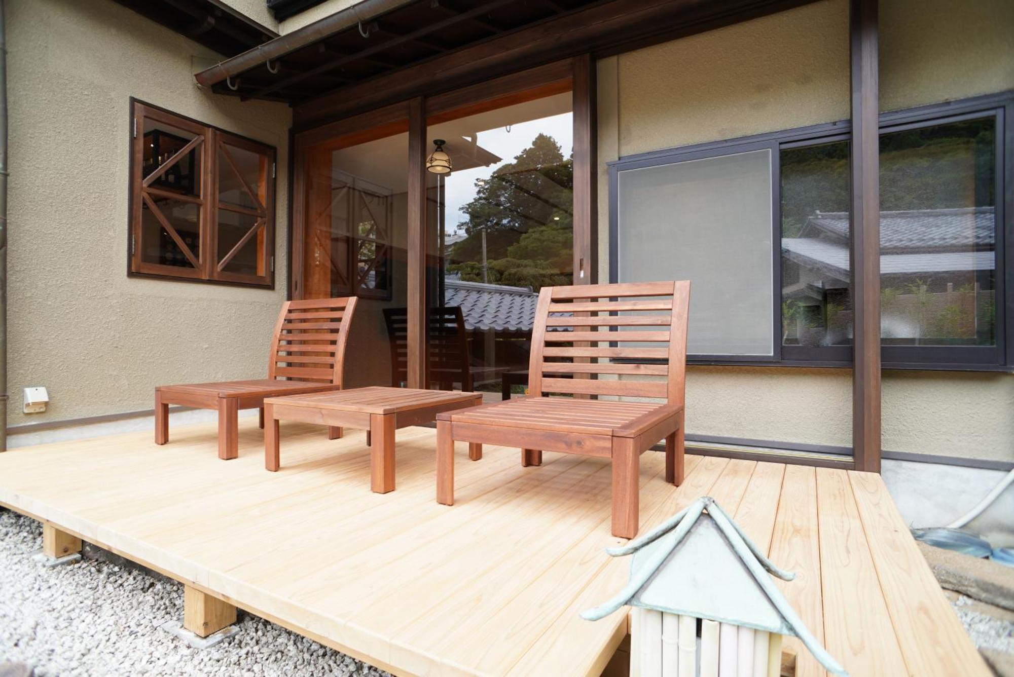 Arima Onsen Tocen Goshobo Hotel Kóbe Szoba fotó A traditional Japanese veranda